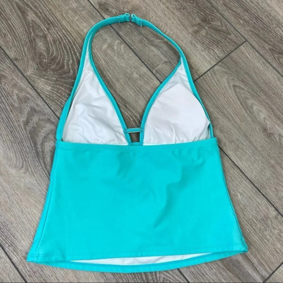 Cole of California Blue Halter Tankini  Swim Top - Picture 6 of 13